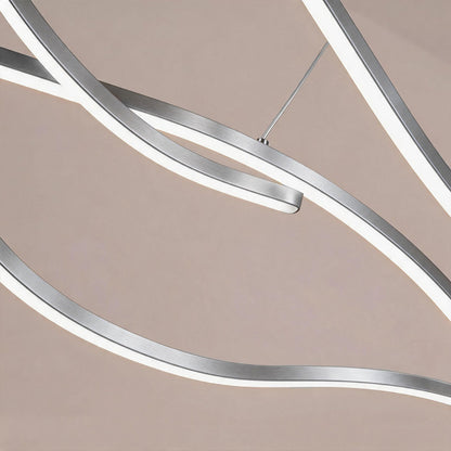 Flowing Ribbon LED Pendant Light