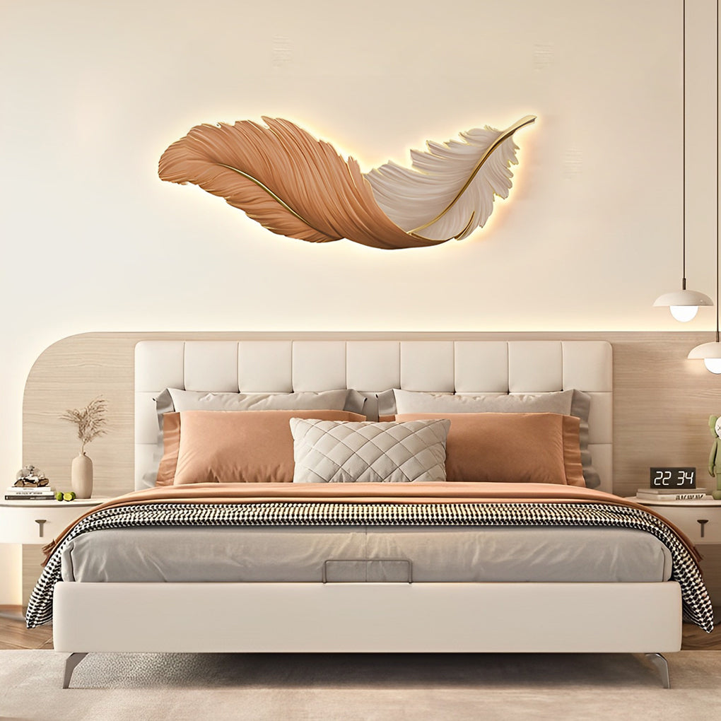 Sculpted Plume LED Wall Light