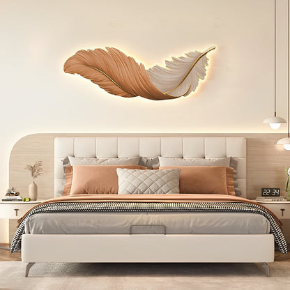 Sculpted Plume LED Wall Light