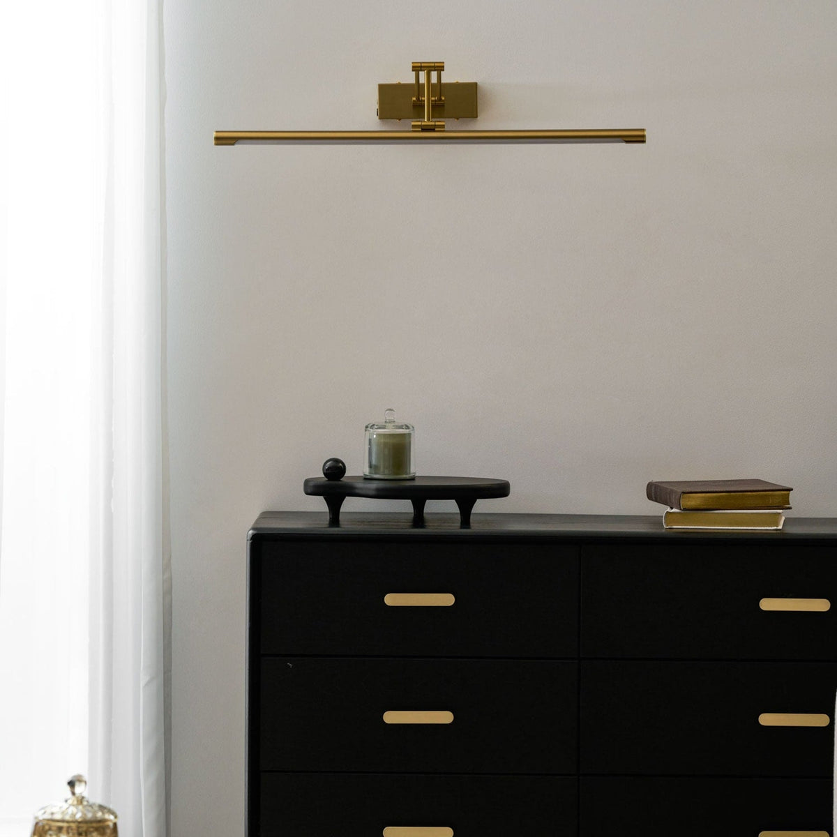 Adjustable Gold Picture Light