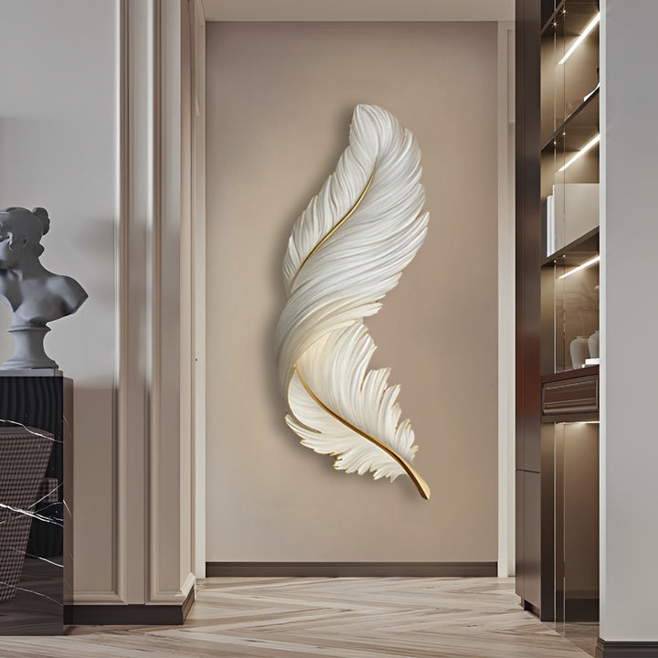 Sculpted Plume LED Wall Light