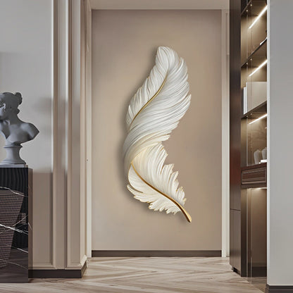 Sculpted Plume LED Wall Light