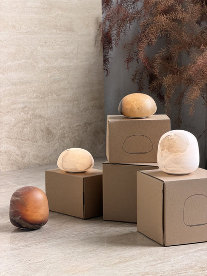 Alabaster Stone Cordless Table Lamp