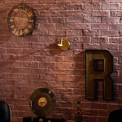 Brass Linear Spotlight Wall Light