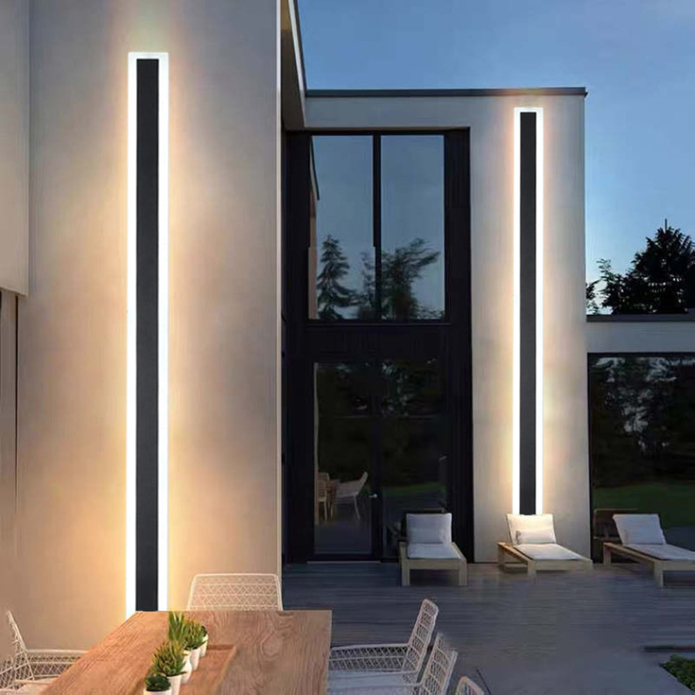 Halvenn Minimalist Acrylic Pane Outdoor Wall Light