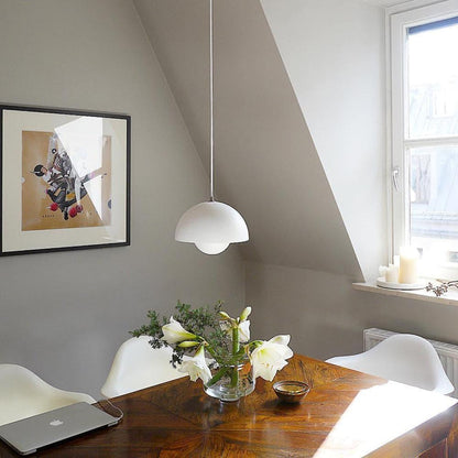 Twin Dome Metal Pendant Light