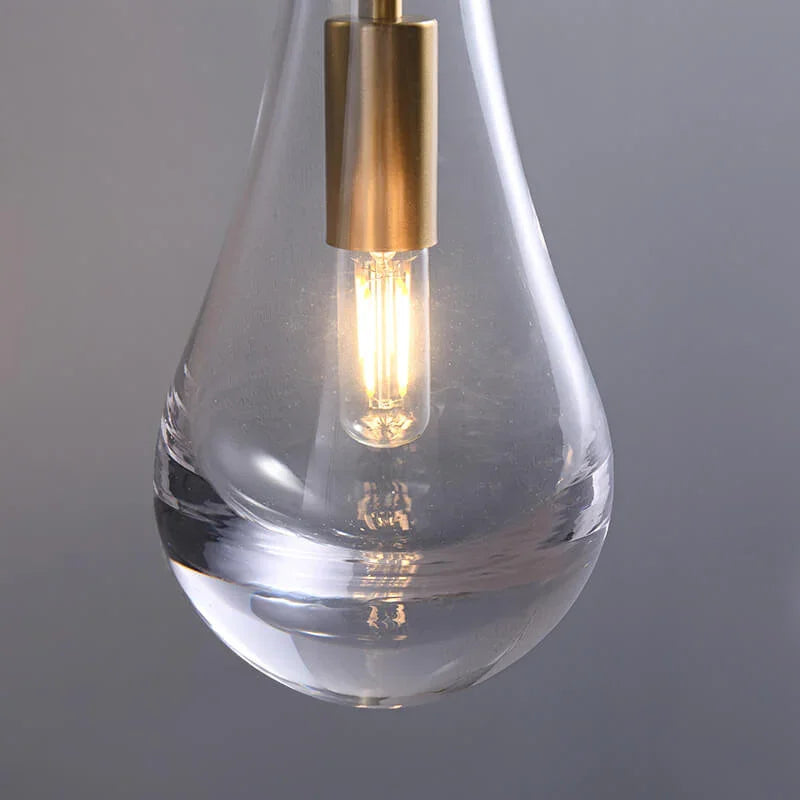 Teardrop Glass Wall Light