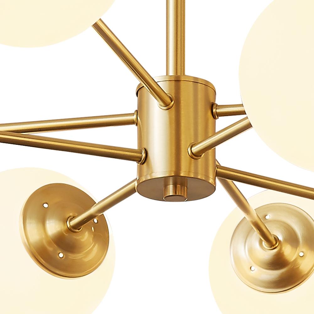 Spunik Opal Sphere Chandelier