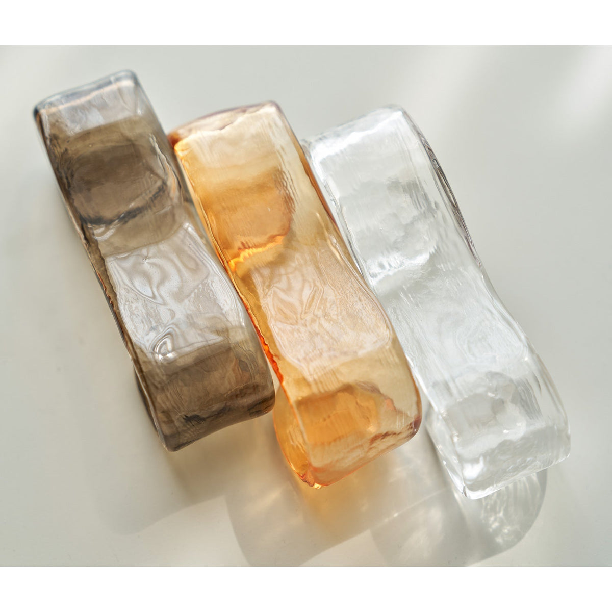 Tiered Ice Glass Ceiling Light