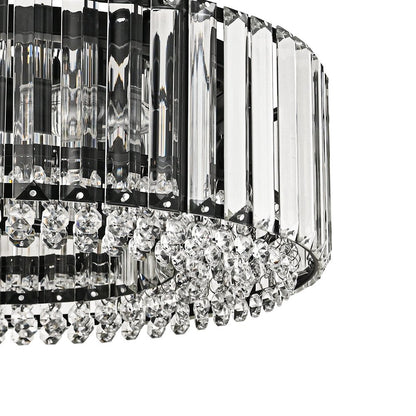Glam Carved Crystal Ceiling Light