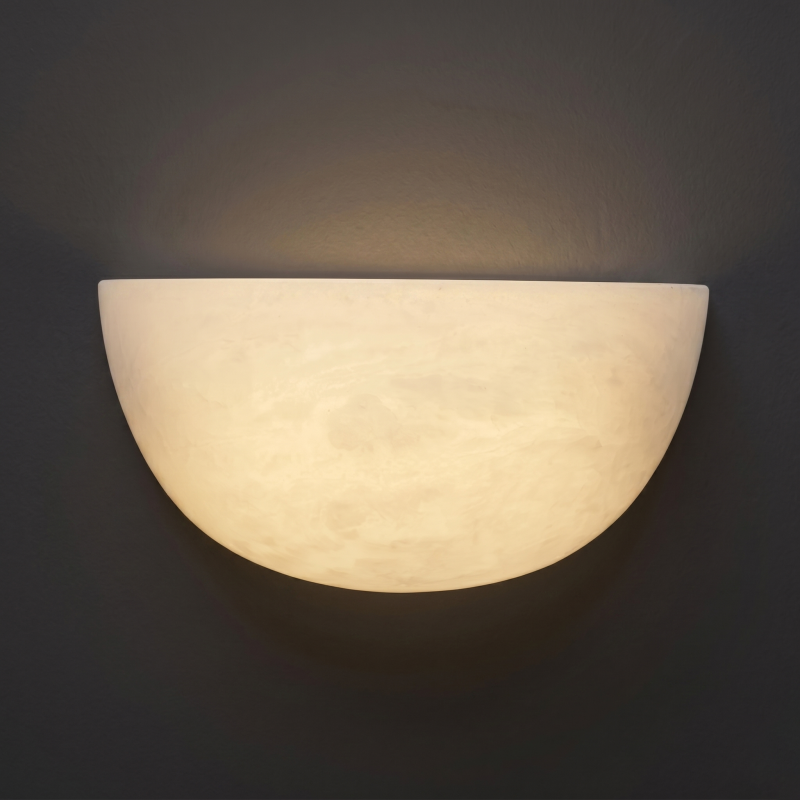 Sculptural Alabaster Wall Light