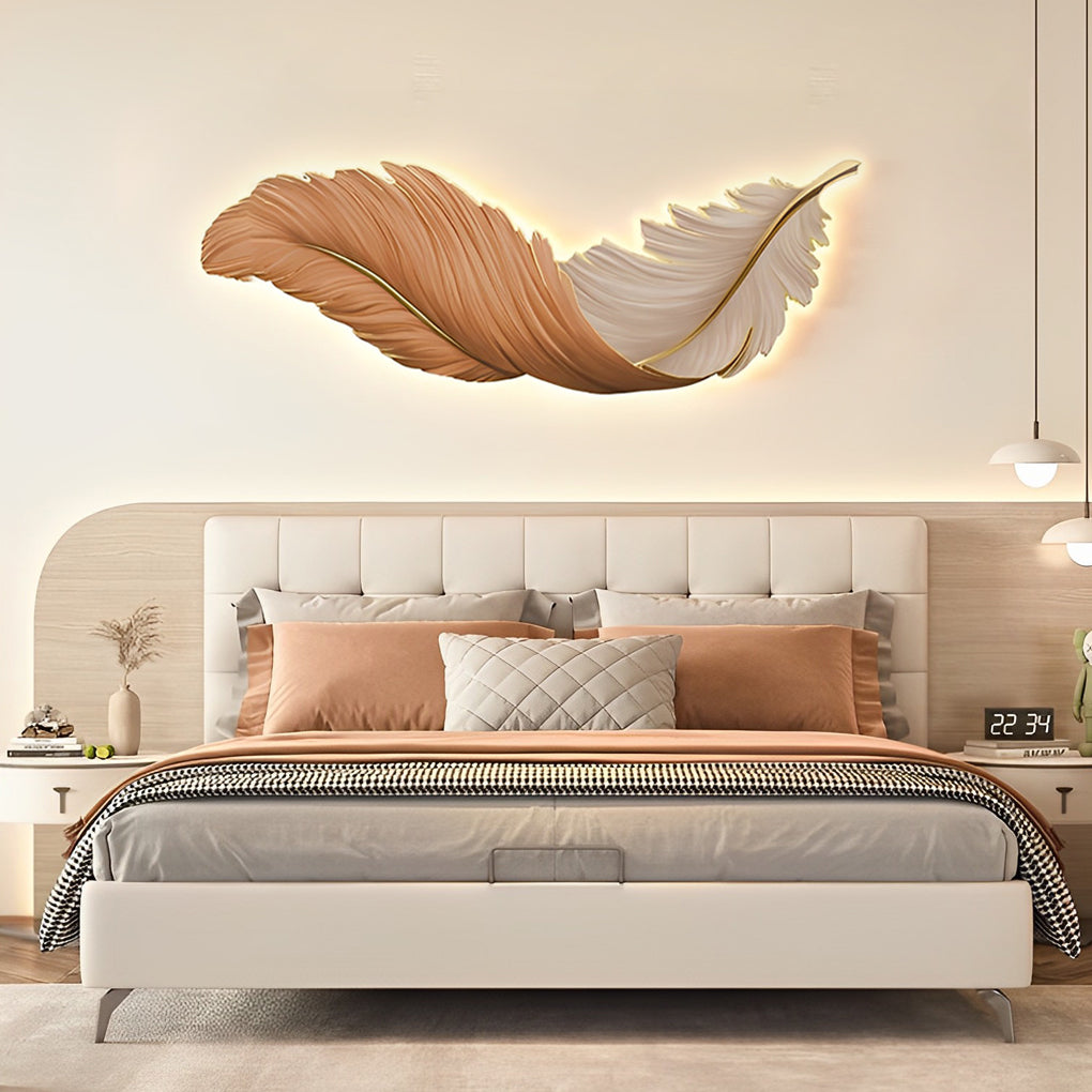 Sculpted Plume LED Wall Light