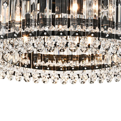 Glam Carved Crystal Ceiling Light