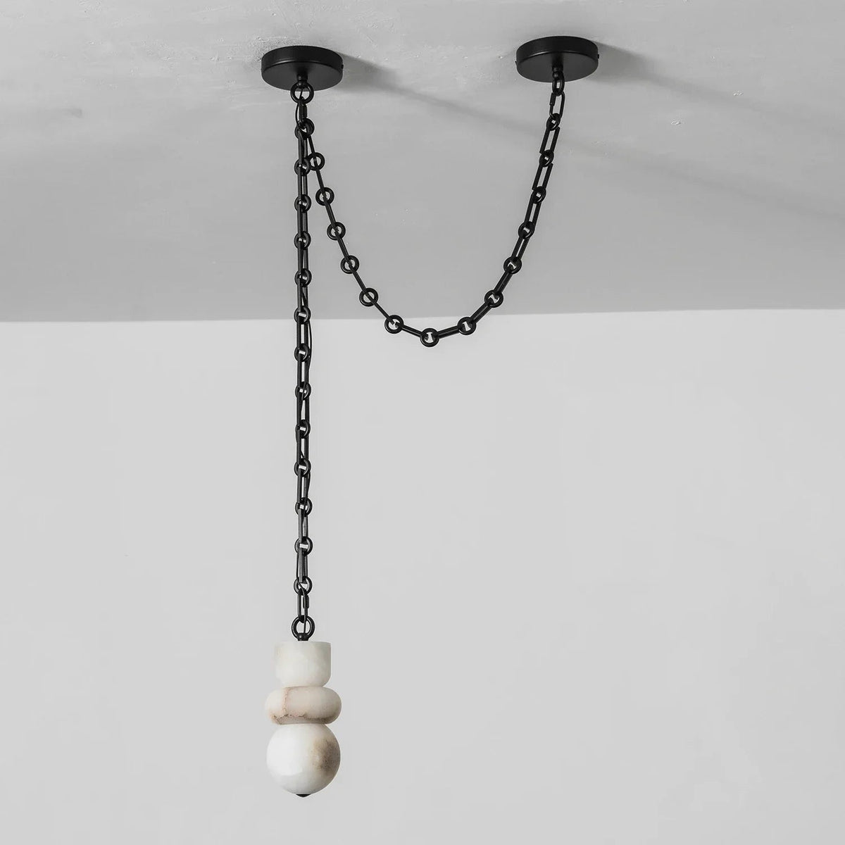 Alabaster Stone Cascade Chandelier