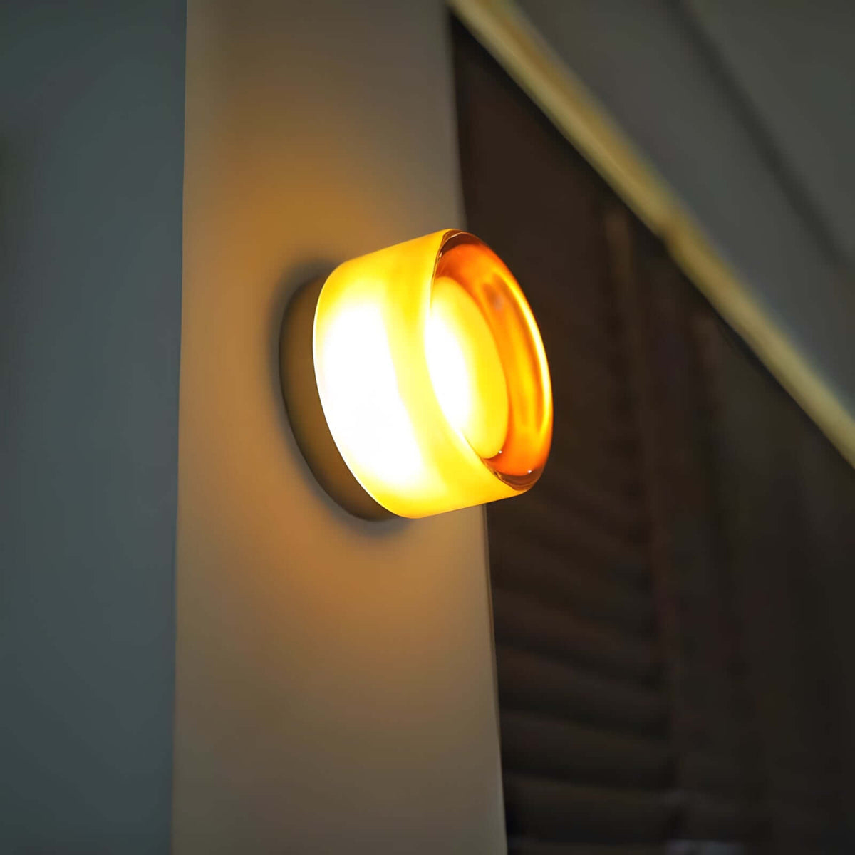 Round Coloured Wall Light