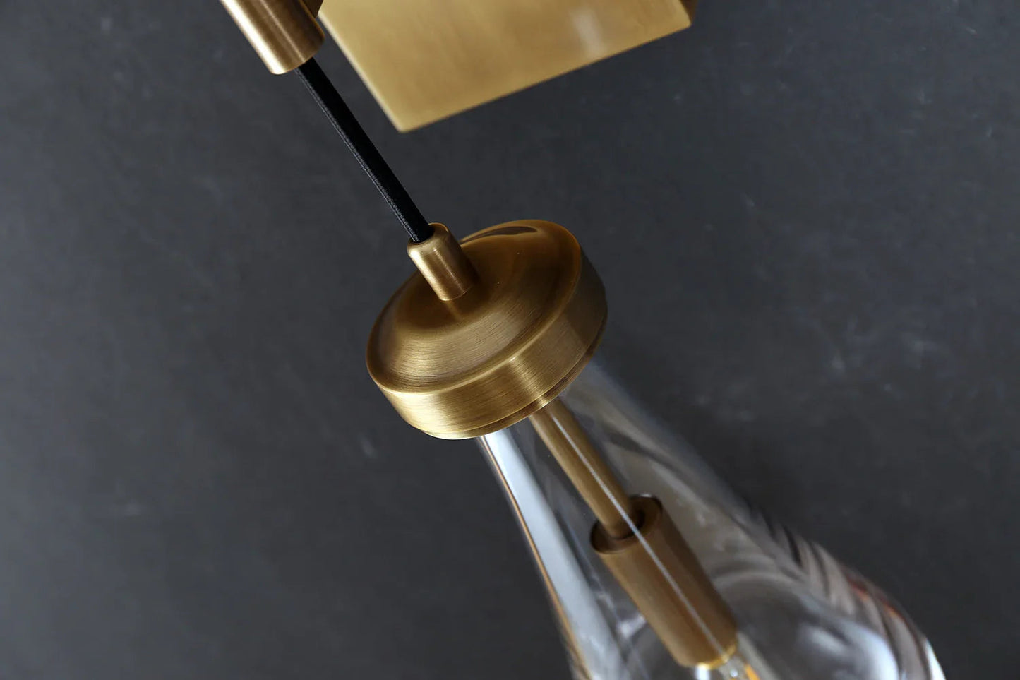Teardrop Glass Wall Light