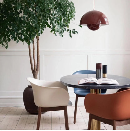 Twin Dome Metal Pendant Light