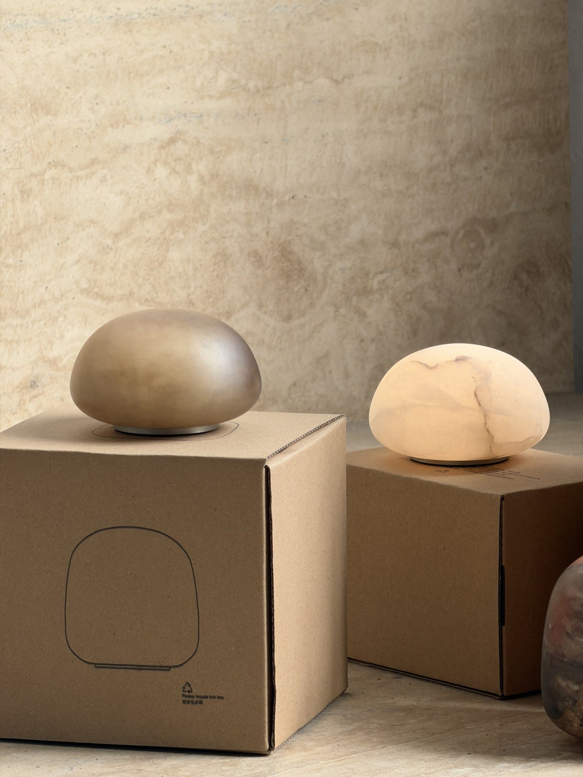 Alabaster Stone Cordless Table Lamp