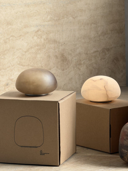 Alabaster Stone Cordless Table Lamp