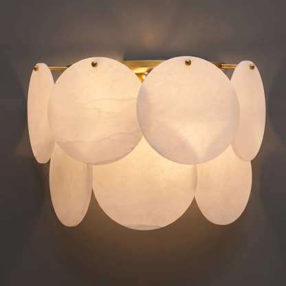 Sculptural Alabaster Wall Light