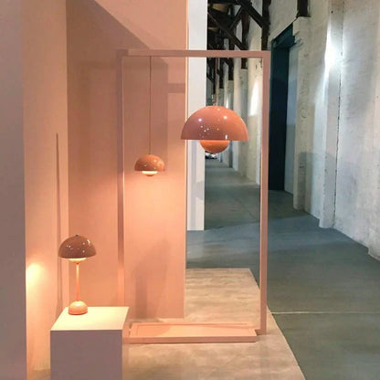 Twin Dome Metal Pendant Light