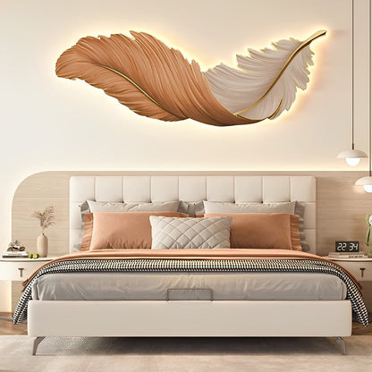 Sculpted Plume LED Wall Light
