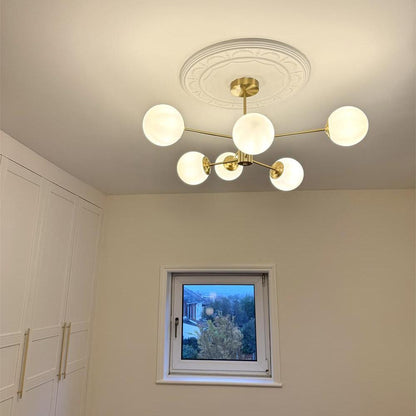 Spunik Opal Sphere Chandelier