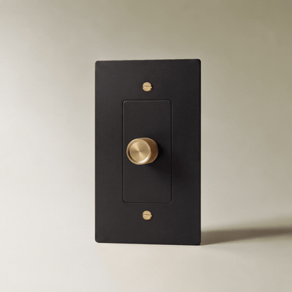 Norvessa Vintage Brass Rotary Dimmer Switch