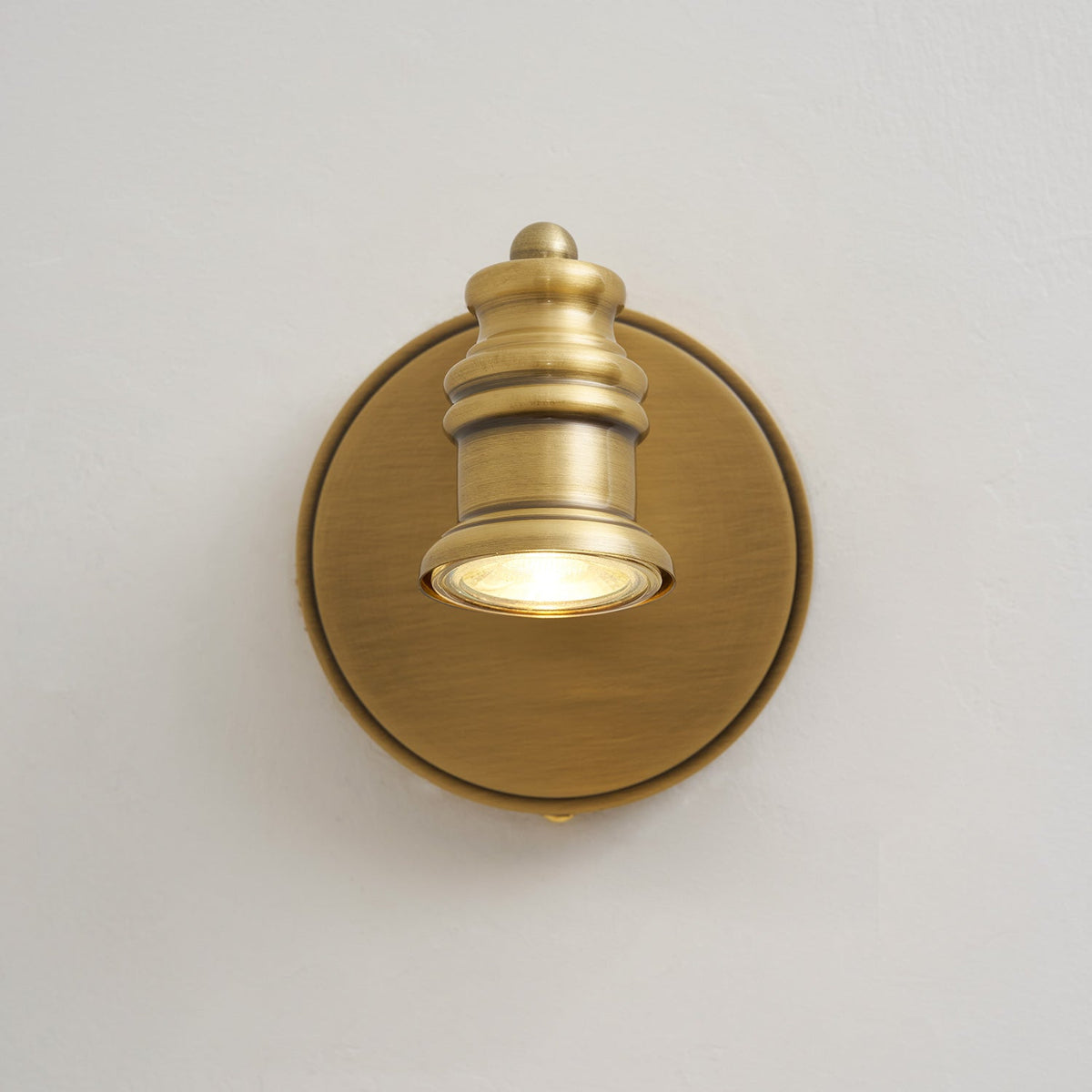 Brass Linear Spotlight Wall Light