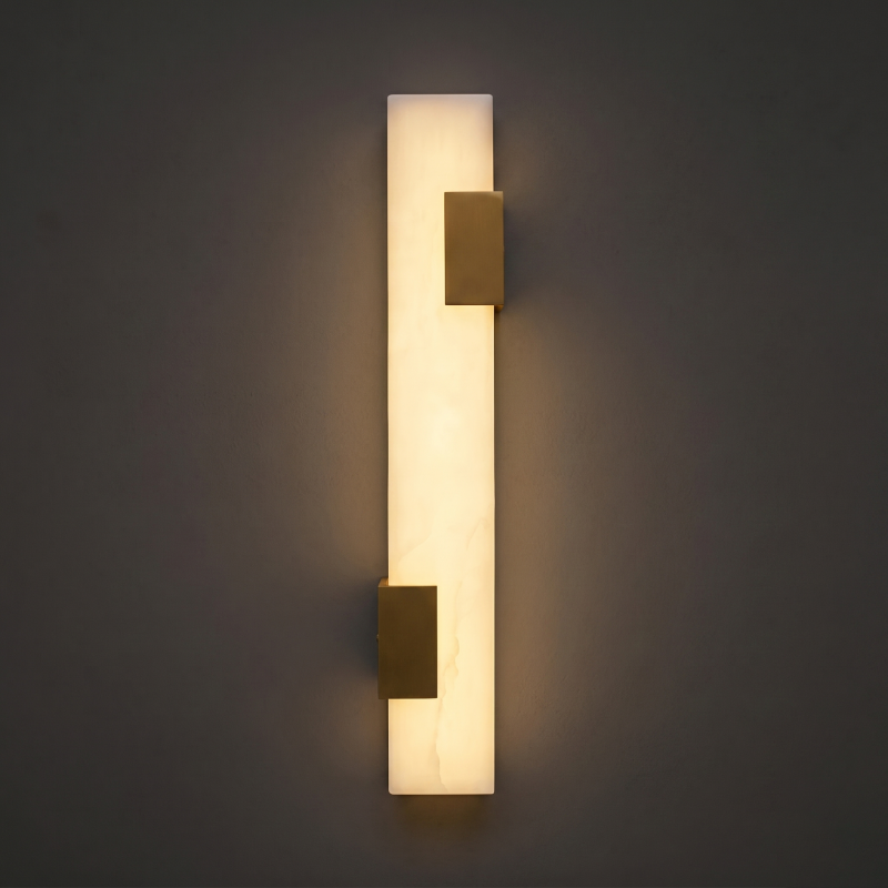 Sculptural Alabaster Wall Light