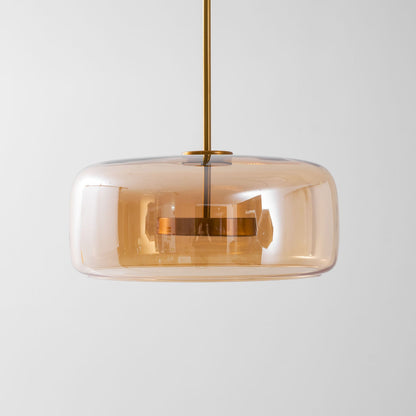 Hand-Blown Glass Dome Pendant Light