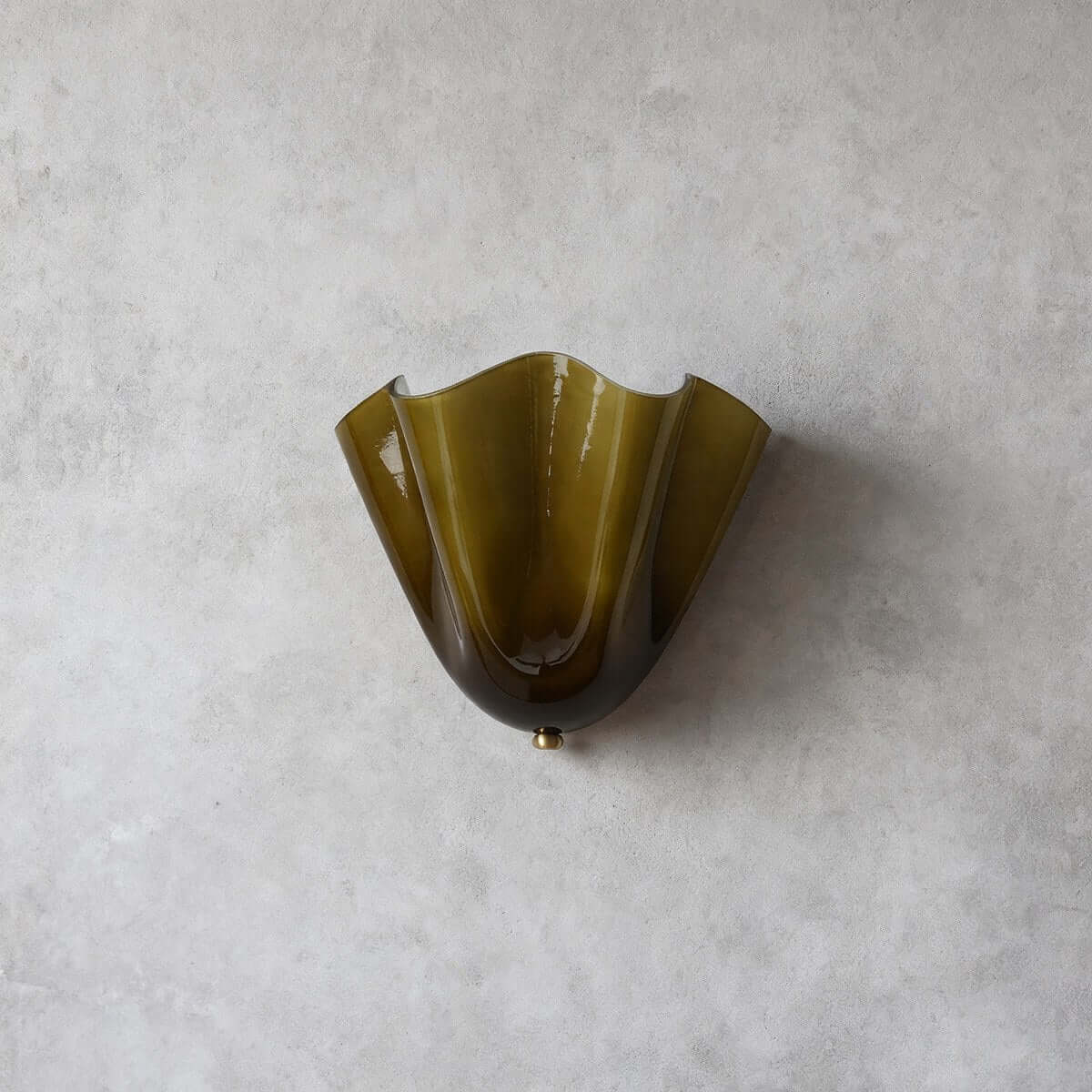 Draped Glass Wall Light