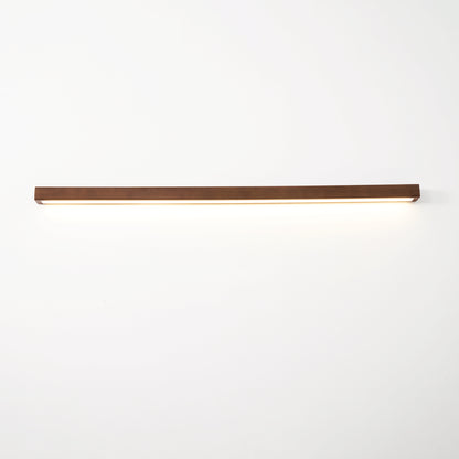 Slim Wood Linear Wall Light
