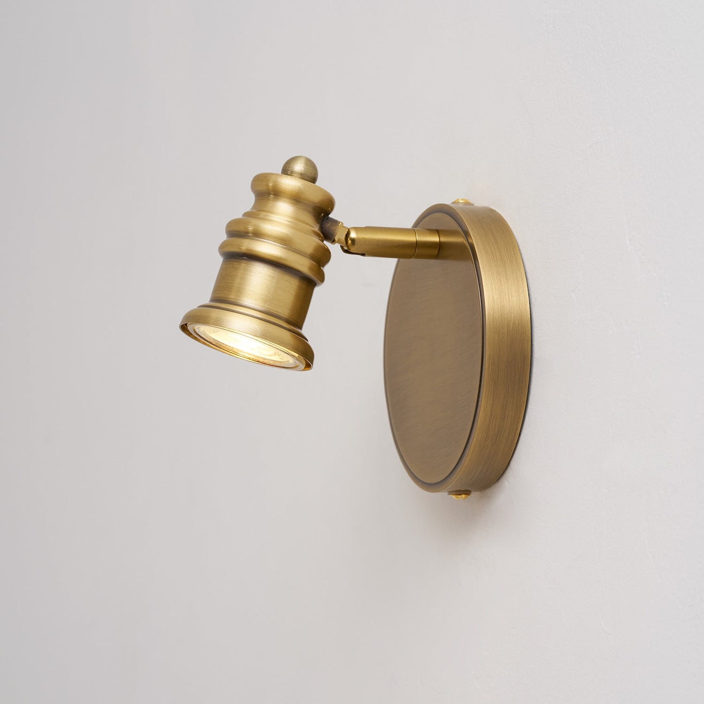Brass Linear Spotlight Wall Light