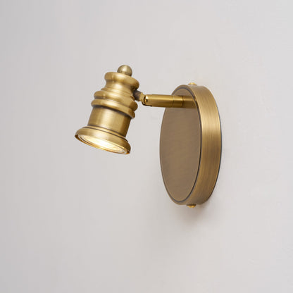 Brass Linear Spotlight Wall Light