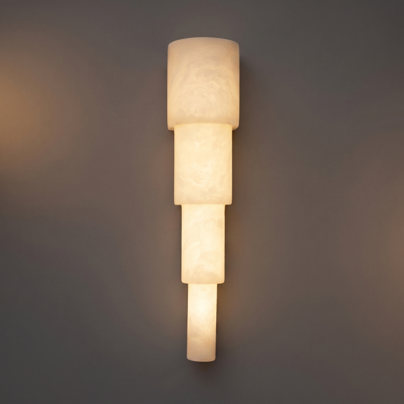 Sculptural Alabaster Wall Light