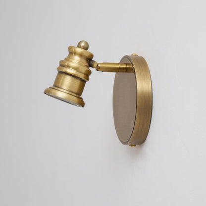 Brass Linear Spotlight Wall Light
