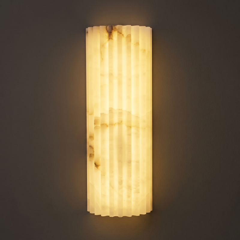 Sculptural Alabaster Wall Light