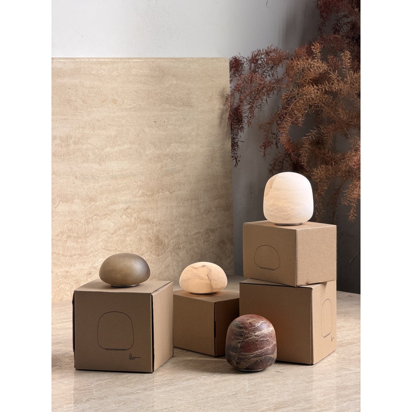 Alabaster Stone Cordless Table Lamp