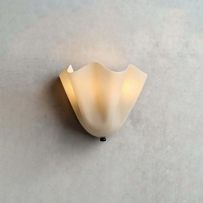 Draped Glass Wall Light