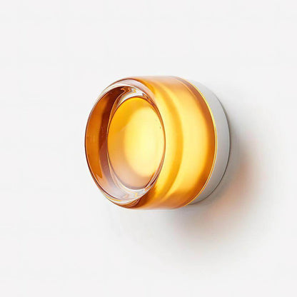 Round Coloured Wall Light