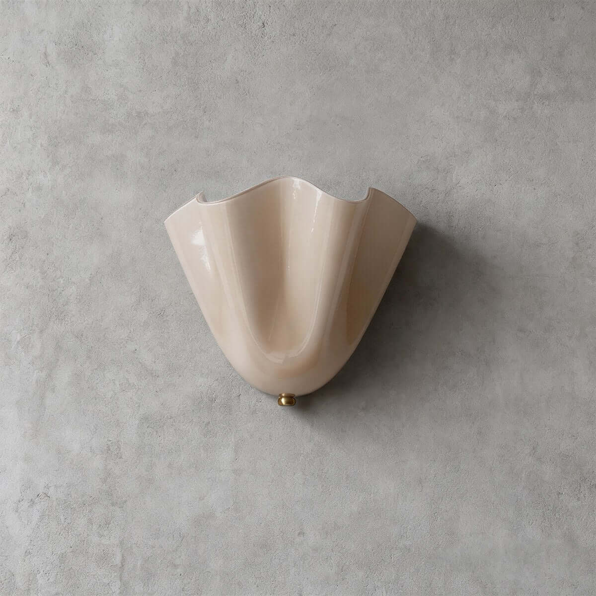 Draped Glass Wall Light