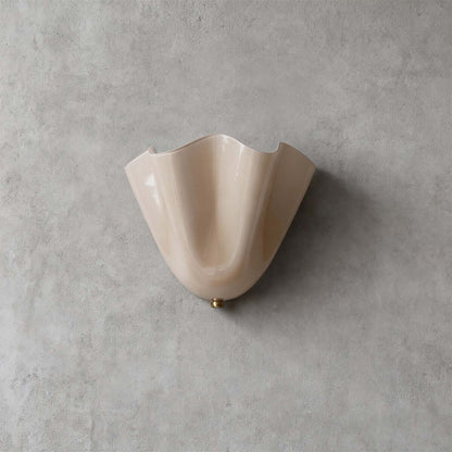 Draped Glass Wall Light