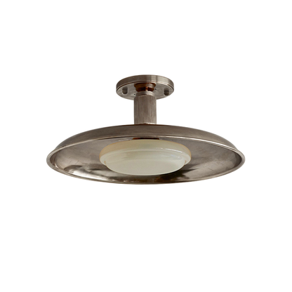 Wide Disc Flush Ceiling Light