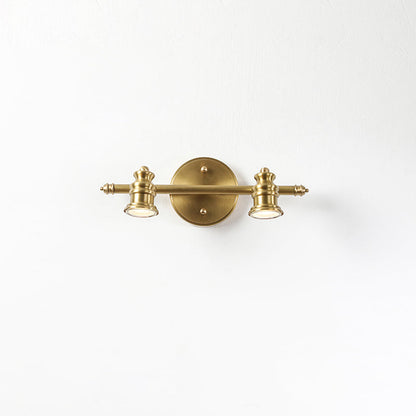 Brass Linear Spotlight Wall Light