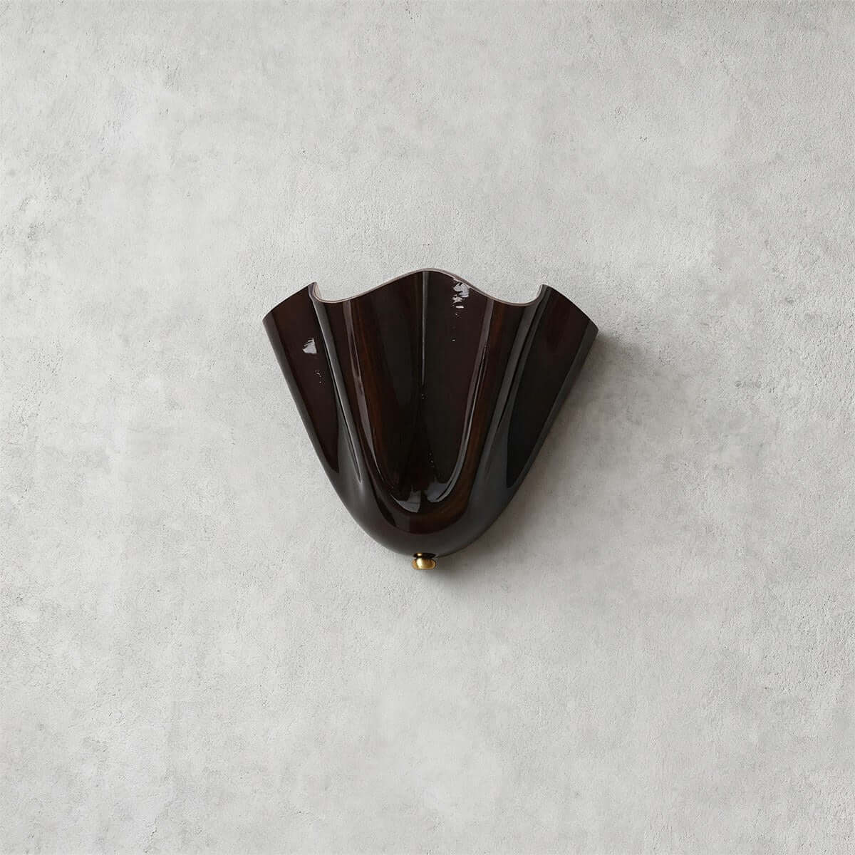 Draped Glass Wall Light