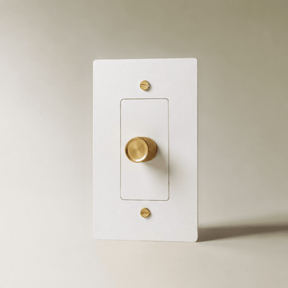 Norvessa Vintage Brass Rotary Dimmer Switch