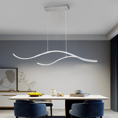 Flowing Ribbon LED Pendant Light