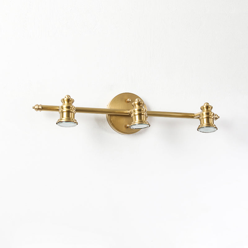 Brass Linear Spotlight Wall Light
