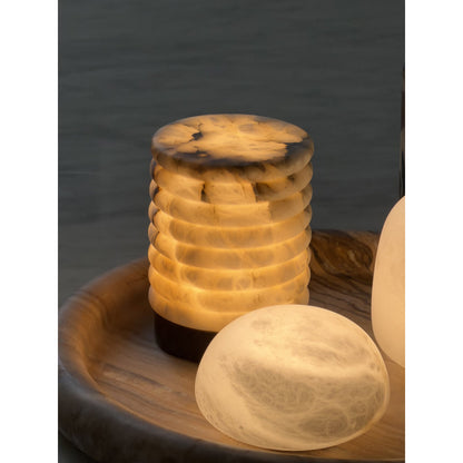 Alabaster Stone Cordless Table Lamp